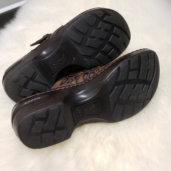 BORN BOC Brown Leather Uppers Mule Clogs S… - Picture 7 of 7